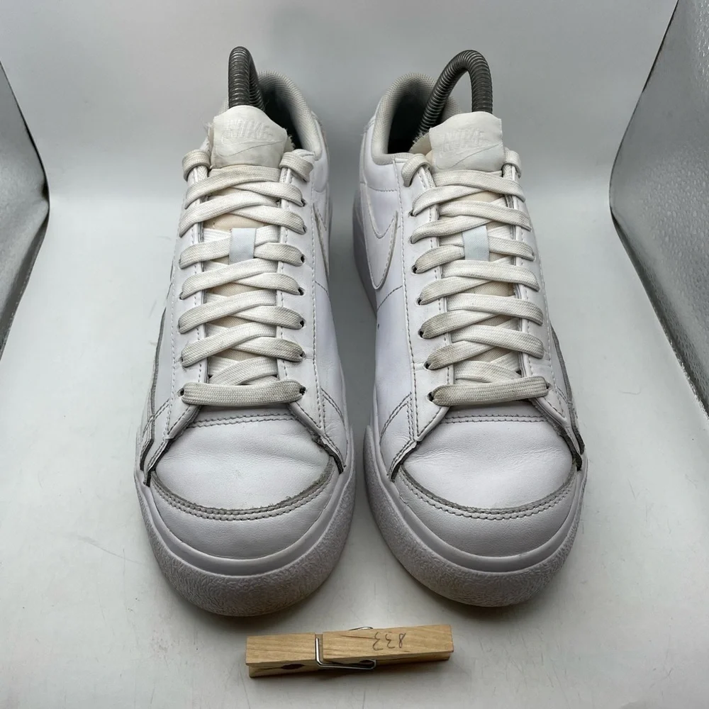 Nike Blazer platform low white womens sneakers size 7.5